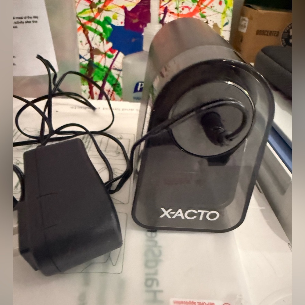 X-ACTO Electric Pencil Sharpener Black